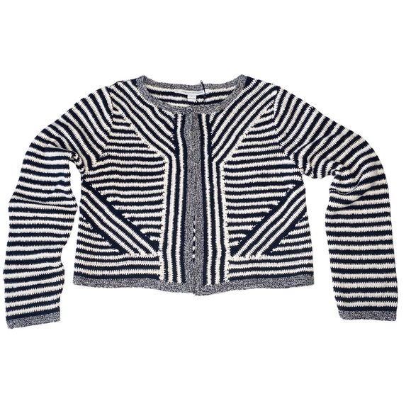 new DVF ☾ Striped Cardigan Sweater ☾ Midnight - Picture 11 of 16